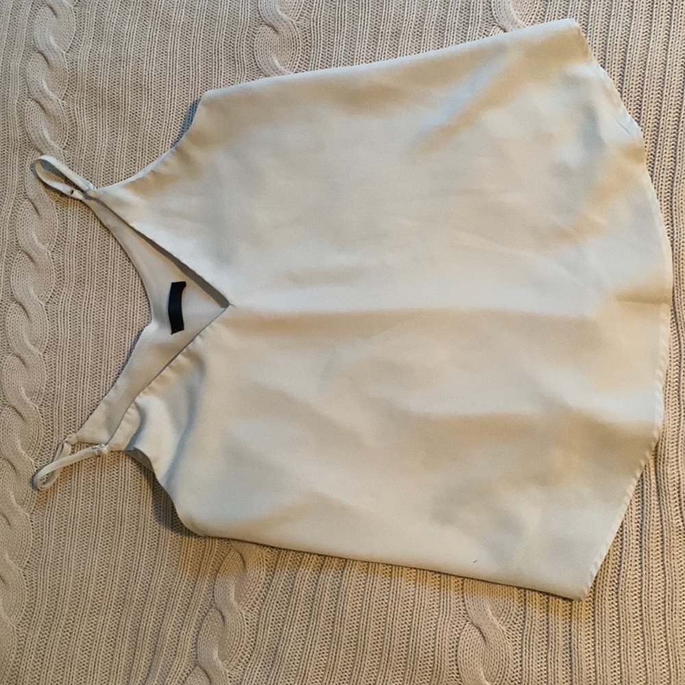 White Shell lined adjustable straps